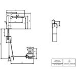 V&B EH-WTbatt SUBWAY 3.0 ec 51x176x155mm Dur. 4 l/min chrom