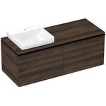 HG Aufsatz-Handwaschbecken Xelu Q m Hahnloch ohne Überlauf 500x480mm weiß