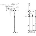 Einhebel-Küchenmischer Zesis M33 ComfortZone 160 2 jets sBox Stain st opt