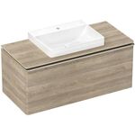 HG Konsole Xelu Q 1180x550mm m Auschnitt mttg eiche natur
