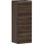HG Halbhochschrank Xelu Q 1065x400x370mm NB dunkel Griff mattweiß