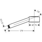 Handbrause 75 1jet EcoSmart AXOR ONE mattweiß