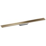 HG Fertigset AXOR Drain Duschr 90cm z Wandmontage brushed bronze
