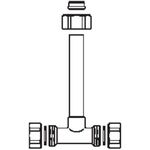 OV Anschlussgarnitur DN 20, Nabenabstand 992mm