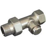 OV HK-Verschraubung Combi LR PN 10, vernickelt, Durchgang DN 10, 3/8Zoll