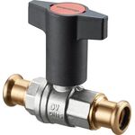 OV Knebelgriff-Kugelhahn Optibal beiderseits Pressanschluss DN 20 d= 22mm