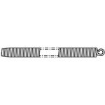 OV Biegefeder für Copipe, Länge 600mm für 20x2,5mm