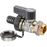 OV KFE-Kugelhahn Optiflex für Solar DN 15 vernickelt