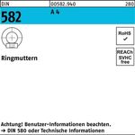 Ringmutter DIN 582 M12 A 4 1 Stück