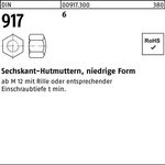 Sechskanthutmutter DIN 917 niedrige FormM36 6 1 Stück
