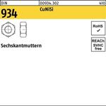 Sechskantmutter DIN 934 M8 CuNiSi 100 Stück - VPE: 100