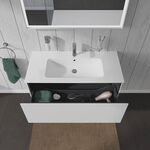Duravit Waschtischunterbau L-CUBE 1020x481mm 1 Ausz. we ma ES NB mitte