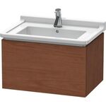 Duravit Waschtischunterbau L-CUBE 670x469mm 1 Ausz. we ma ES Ahorn mitte