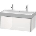 Duravit Waschtischunterbau XSQUARE 984x397x460mm 1 Ausz. we hgl ES Ah mitte