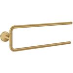 Handtuchhalter Axor Universal Circular zweiarmig brushed gold optic