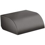 WC-Papierhalter Axor Universal Circular mit Deckel brushed black chrome