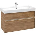 V&B Waschtischunterschrank COLLARO 954x546x444mm m LED-B. Kansas Oak