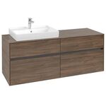 V&B Waschtischunterschrank COLLARO 140x54,8x50cm WT li Arizona Oak