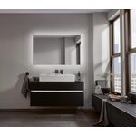 V&B Waschtischunterschrank COLLARO 120x54,8x50cm WT mtg m LED-B. bl ma lacq