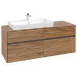 V&B Waschtischunterschrank COLLARO 140x54,8x50cm WT li Kansas Oak