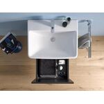 Möbelwaschtisch Duravit No.1 mit Überlauf, 1 Hahnloch, weiß 650x460mm