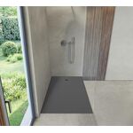 Duravit Duschwanne Sustano Rechteck 1500x800x30mm dunkelgrau matt