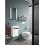 Duravit Waschtischunterbau Ketho.2 364x440x238mm Türansch re weiß supermatt