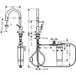 Filtersystem 210 Aqittura M91 Ausziehschlauch 1 jet Starter Set chrom