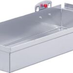 Ablagekasten H55xB320xT135mm alufarben f.Lochplatten KAPPES