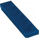 Regalkasten L500xB120xH65mm blau PP KAPPES