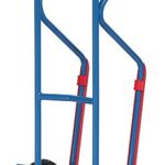 Stapelkarre H.1300mm Schaufel-L250xB320mm Luft-Bereifung Trgf.300kg blau FETRA