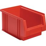 Sichtlagerkasten PLK L230xB150xH125mm PP rot LA-KA-PE