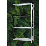 Steckregalsystem GREEN H2000xB1000xT500mm Anbauregal verz.1 Rahmen,4 Fbd.