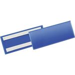 Etikettentasche B210xH74mm blau selbstkl.50St./Pack DURABLE