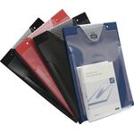 Auftragstasche m.Klettverschluss u.Kordel DIN A4 schwarz VE 10 St. - VPE: 10