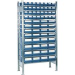 Steckregal H2000xB1000xT400mm Grundregal 12 Stahlböden 32 x 4,16 x 5,16 x 6