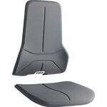 Wechselpolster Supertec-Gewebe schwarz f.Sitz u.Rückenlehne BIMOS