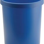 Papierkorb 30l H405xØ350mm m.Griffrand Ku.blau