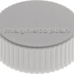Magnet Super D.34mm grau MAGNETOPLAN - VPE: 10