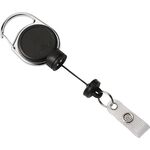 Ausweishalter ext.Stark-mit Druckknopfschlaufe Band-L.600mm schwarz DURABLE - VPE: 5