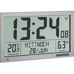 Funk-Digitaluhr Funkuhr Ku.silber 1,5 V dig.TFA