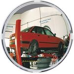 Mehrzweckspiegel D.400mm Kunststoff,weiß f.2 Richtungen 5m SPL