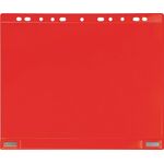 Magnetische Sichttasche B265xH315mm rot f.Format DIN A4 TARIFOLD