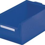 Sichtlagerkasten L500xB300xH250mm PE blau KAPPES