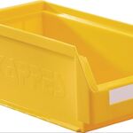 Sichtlagerkasten L290xB140xH130mm PE gelb KAPPES