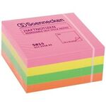 Soennecken Haftnotizwürfel 5815 76x76mm 400Blatt neonfarben