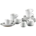 Seltmann Weiden Kaffeeservice Compact Uni 482-122 20tlg weiß