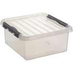 Sunware Aufbewahrungsbox Q-line H6162802 18l 400x400x180mm tr