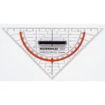 RUMOLD Geometriedreieck 1046 16cm Plexiglas transparent