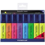 STAEDLER Textmarker Textsurfer Classic 364 A WP8 sort. 8 St./Pack.